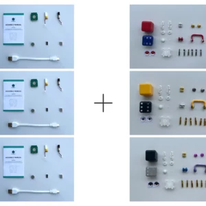 StepBot DIY Shell Kit - 3 DIY+Yellow,Red and Black shell kit