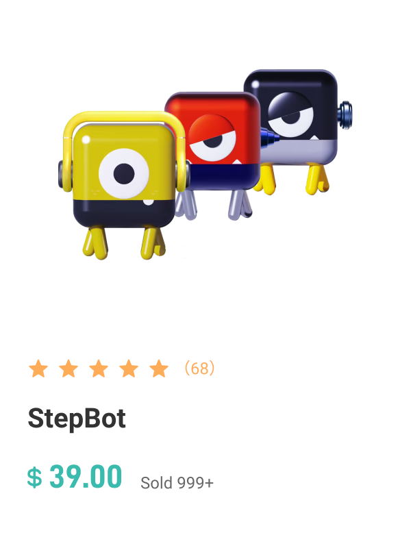 desktop electronic toys stepbot